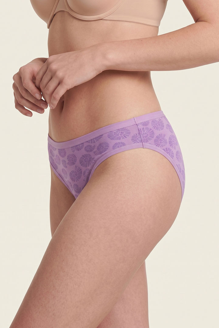 Zivame Regular Rise Full Coverage Bikini Panty (Pack of 3) - Multicolor — image 3
